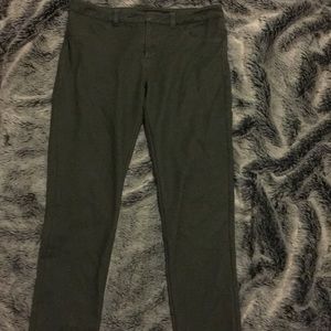 Green stretchy jeans